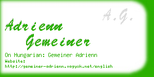 adrienn gemeiner business card